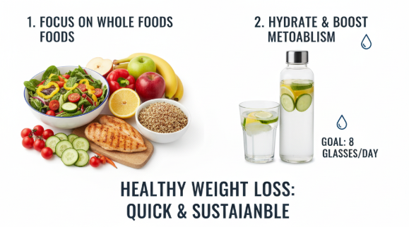 How to Eat Healthy and Lose Weight Quickly