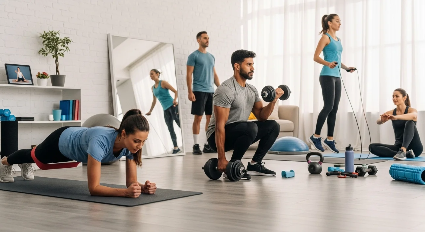 The Best Way to Make an At-Home Fitness Routine That Works